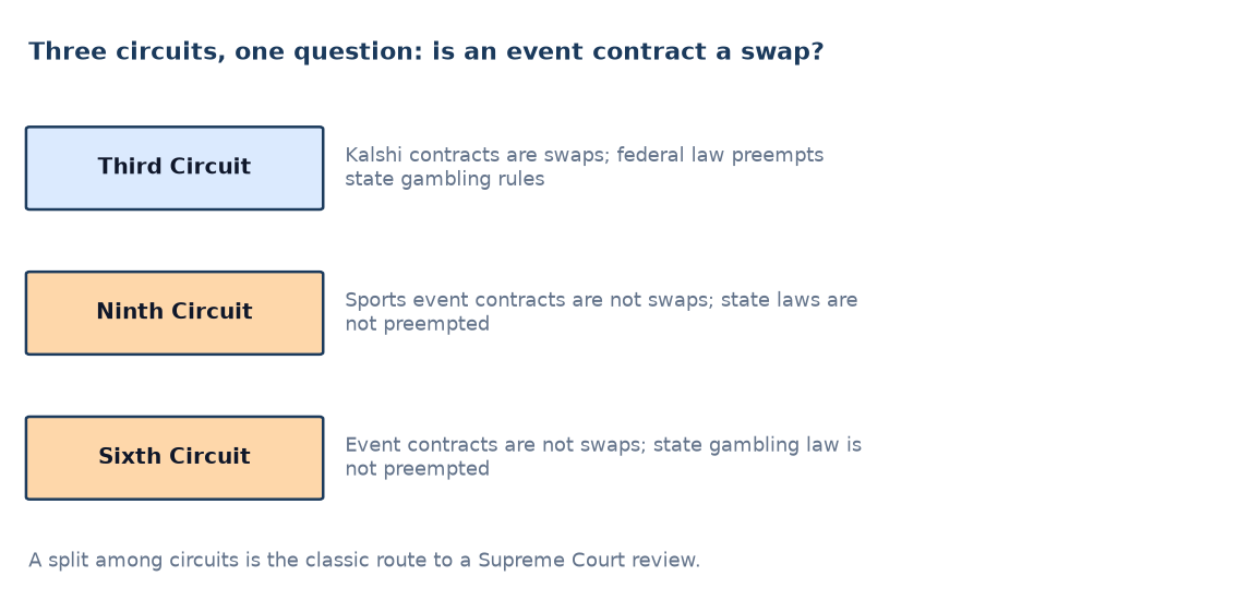 A Circuit Split on Prediction Markets Is a Path to the Supreme Court.