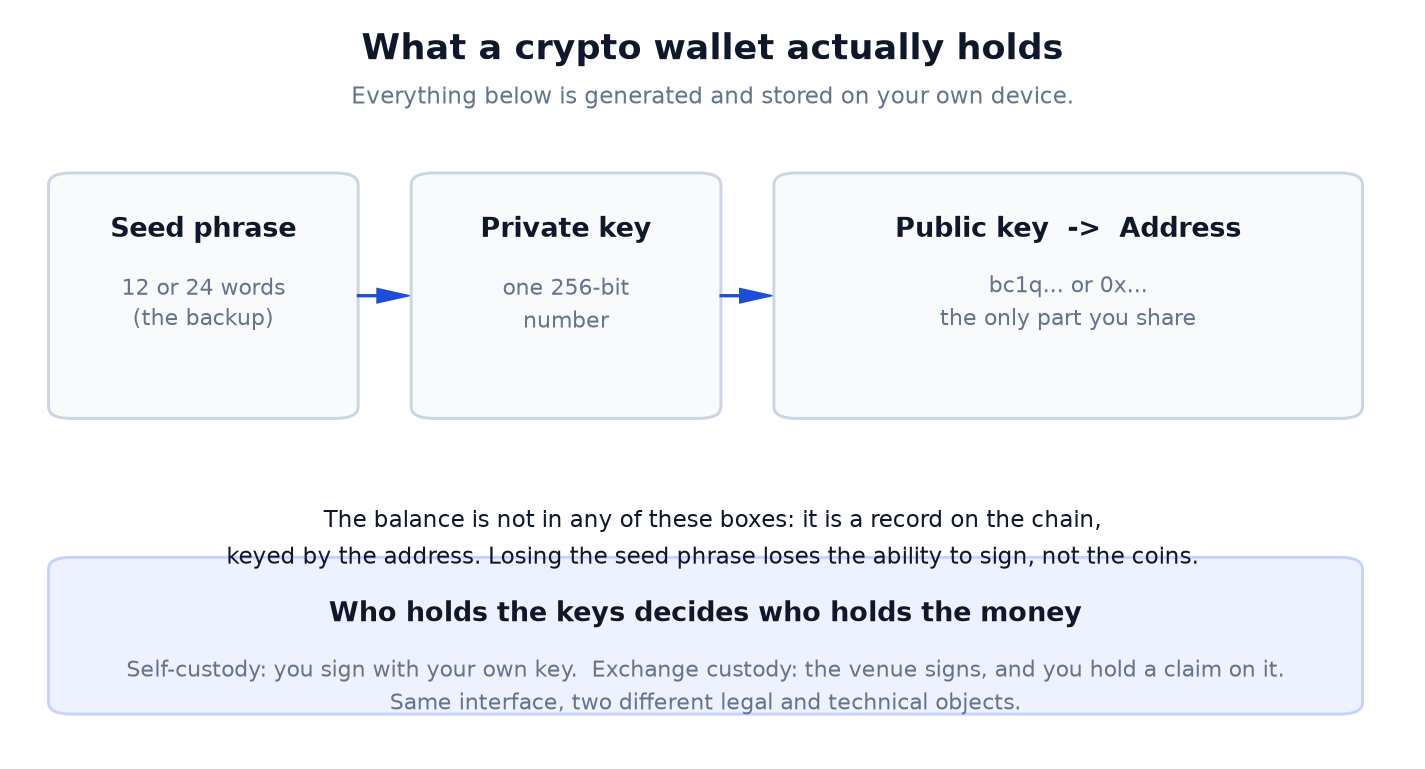 What Is a Crypto Wallet? It Never Stores a Coin.